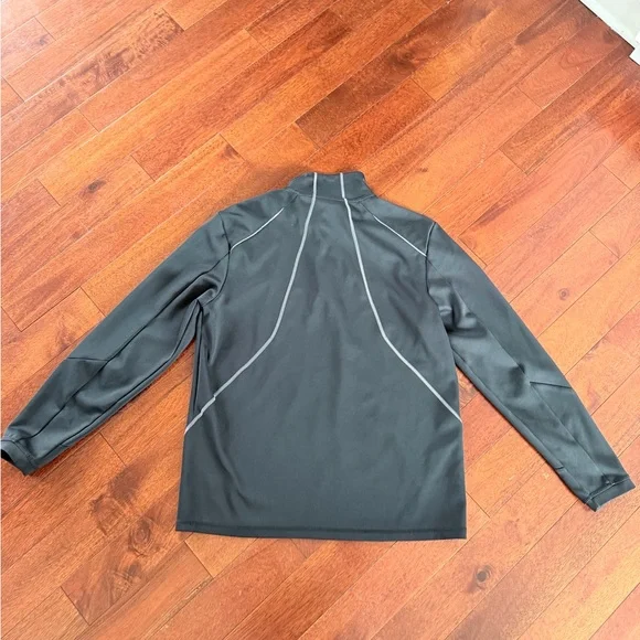 Calvin Klein Men's Black Performance Quarter Zip Pullover - Picture 4 of 5